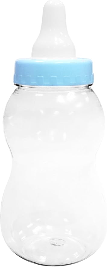 Jumbo Fillable Baby Shower Bank 10.5" Plastic Decoration Centerpiece Blue