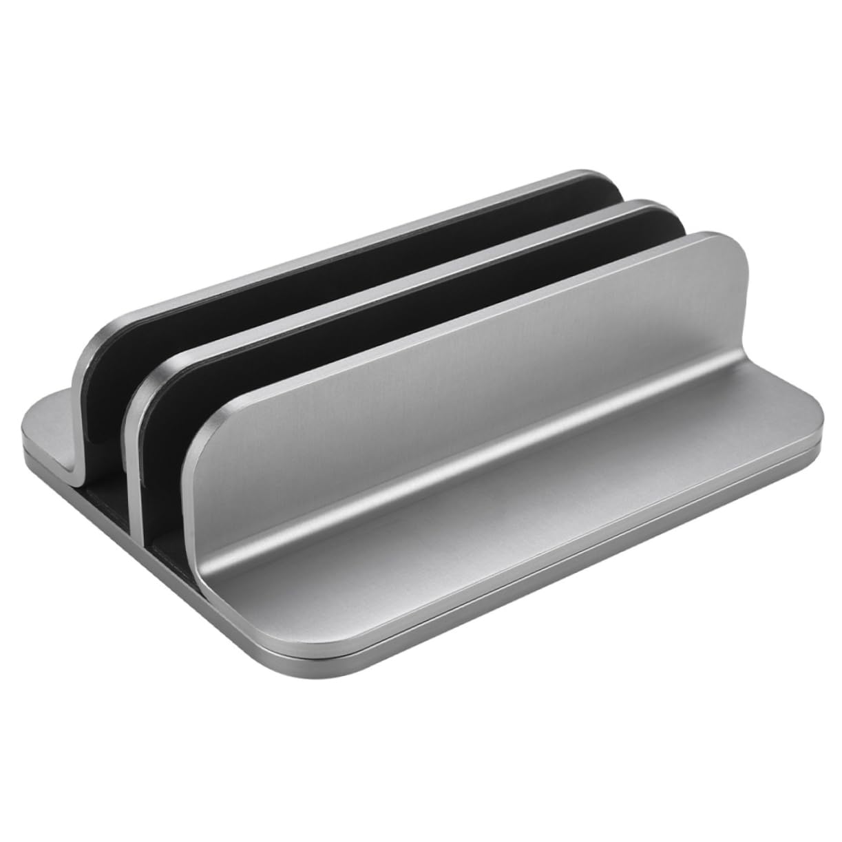 Soporte Vertical Doble para Portátil Base para Ordenador Portátil De Aleación De Aluminio Soporte De Escritorio para Tablet para Trabajo o Estudio Casa