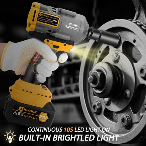 Jexugk 1000N.M 1/2 Inch Cordless Impact Gun thumb #6