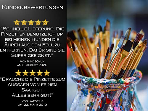 Gerade Pinzette 12,5 cm mit Innenzahnung aus rostfreiem Edelstahl - Image 6