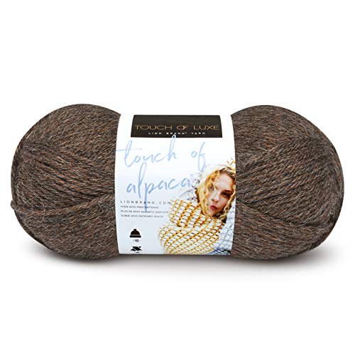 Lion Brand Hilos 674  126 Touch de Alpaca, acrílico, Madera, 20,32 x 7,62 x 7,62 cm