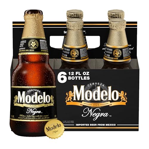 Modelo Negra Mexican Amber Lager Beer, 6 pk, 5.4% ABV, 12 FZ (080660957852)