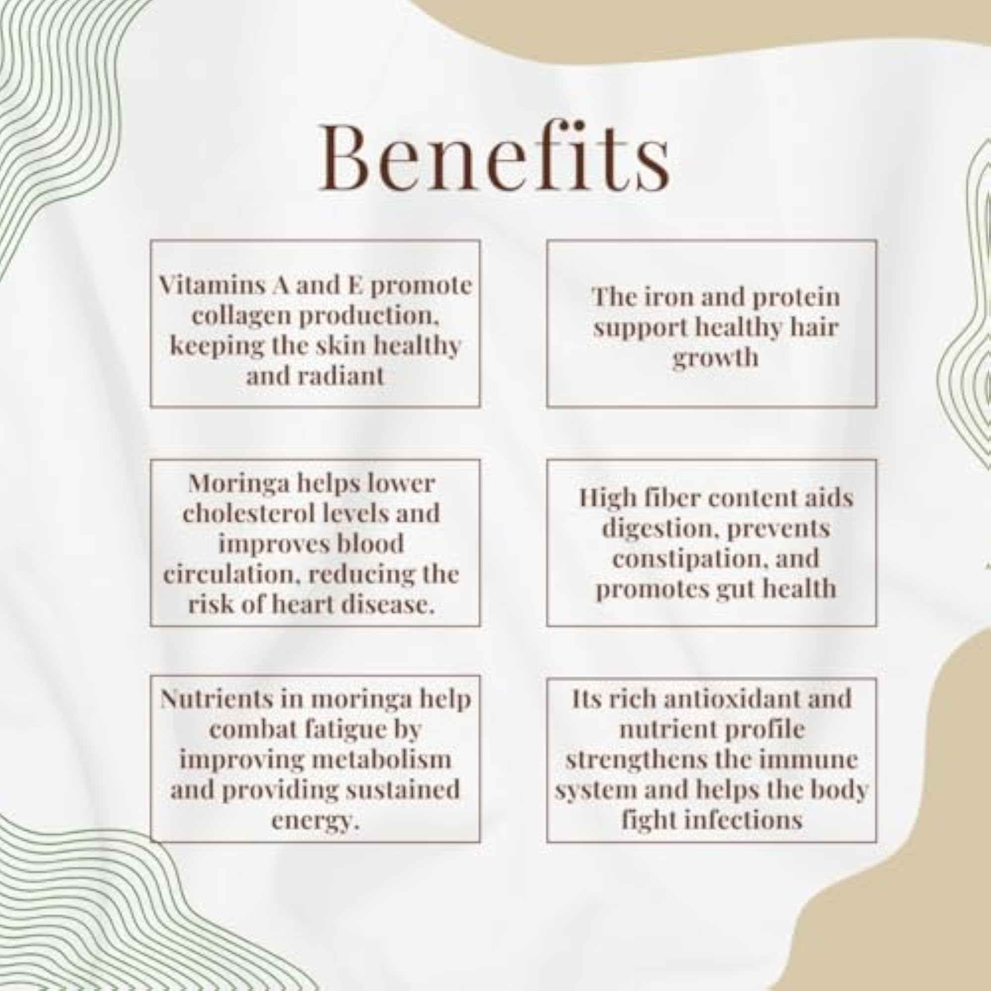 Organic Moringa Capsules, Drumstick Leaf Tablets