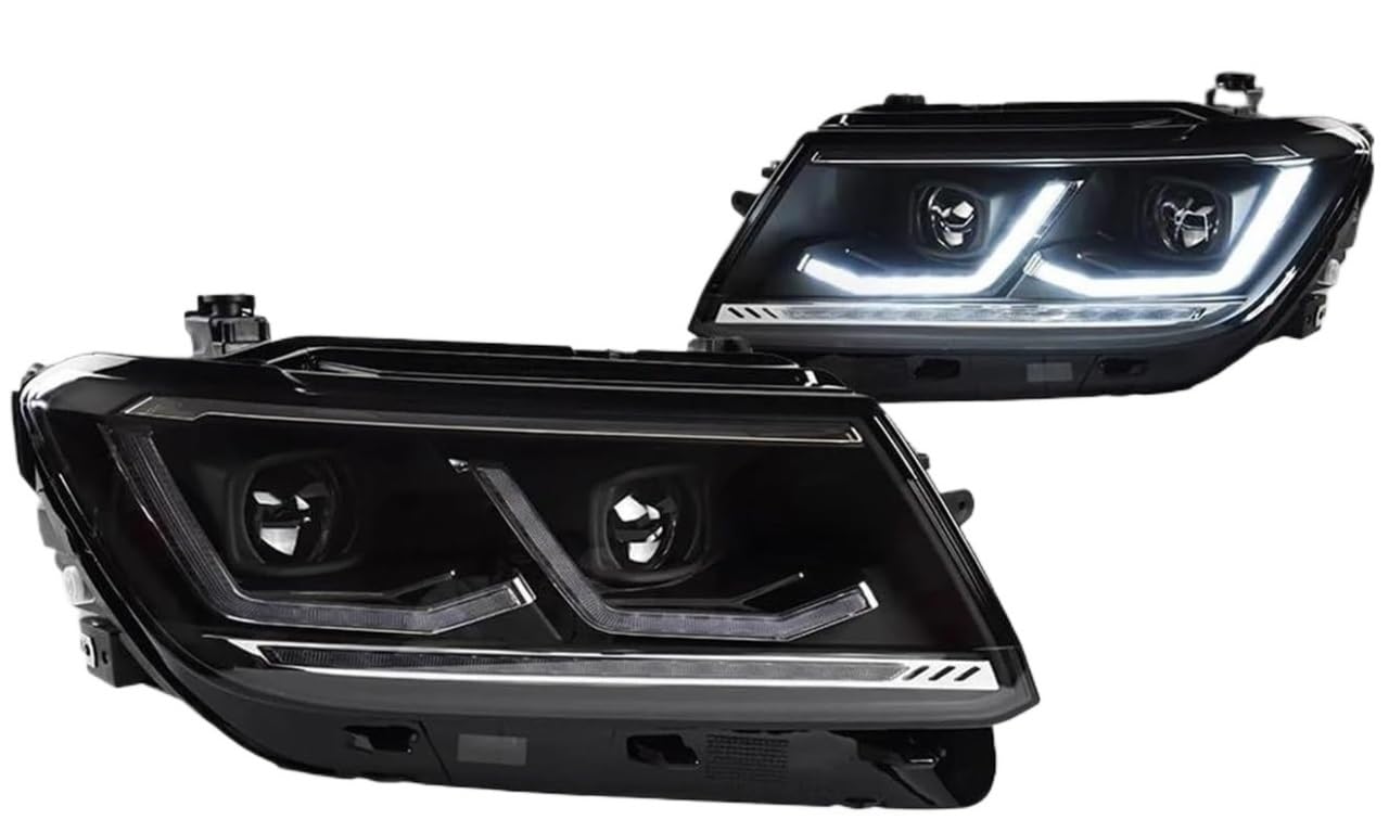 Fari dell'auto Lampada frontale per auto per vw per tiguan 2017-2020 Luci per per segnale DRL Accessori per lampade frontali