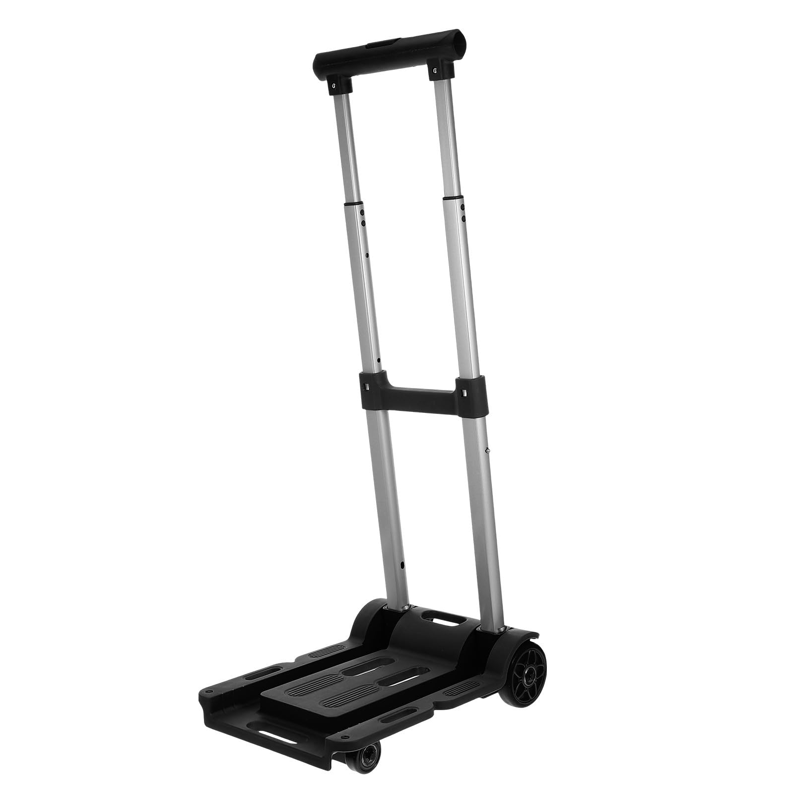 Carrito de compras portátil con ruedas giratorias y estructura de gran capacidad