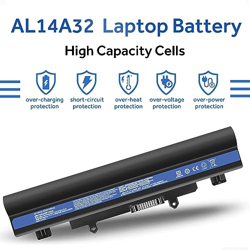 Wefly AL14A32 Laptop Battery Compatible for Acer E14 E15 E5 E5-411 E5-421 E5-471 E5-472 E5-511 E5-521 E5-531 E5-551 E5-571 E5-572 V3-532 V3-532... - Image 5