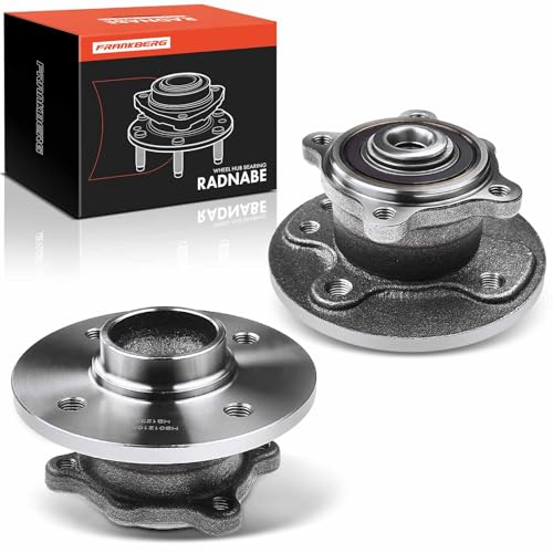 Frankberg 2x Wheel Bearing Hub Wheel Hub Rear Axle Compatible with M.i.n.i R50 R53 Cooper One All Engines 2001-2006 M.i.n.i Cabriolet R52 Cooper One All Engines 2004-2006 Replace# 33416756830