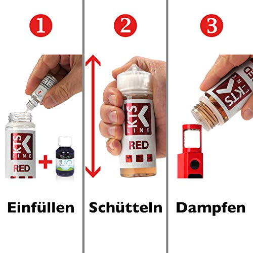 KTS E-Liquid Aroma Green No. 3, Shake-and-Vape zum Mischen mit Base Liquid für e-Zigarette, 0 mg Nikotin, 30 ml – Bild 3