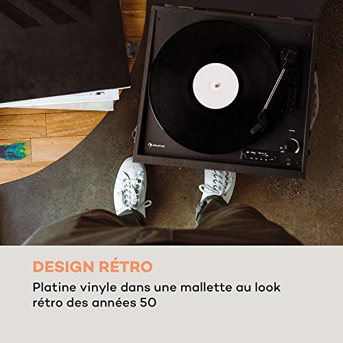 Auna Platine Vinyle Bluetooth, Tourne Disque Vinyle USB avec Haut parleur, Tourne-disques Audio Vinyle 33 tours, Chaine… - Les Beatles, Paul McCartney, John Lennon, RIngo Starr, George Harrison Auna Platine Vinyle Bluetooth, Tourne Disque Vinyle USB avec Haut parleur, Tourne-disques Audio Vinyle 33 tours, Chaine… – Image 3