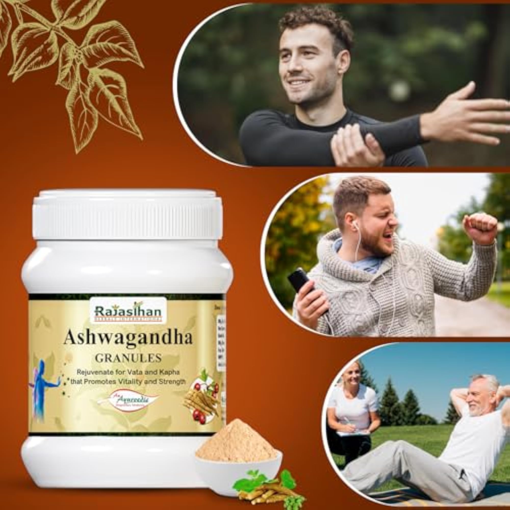 Ashwagandha Granules for Vitality & Strength, 120gm