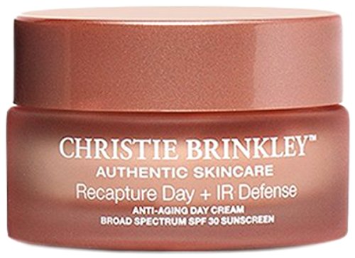 1.7 oz-Christie Brinkley Recapture Day+IR Defense Anti-Aging Creme-Broad Spectrum SPF Sunscreen-1.7 fl oz/50mL-Large Size