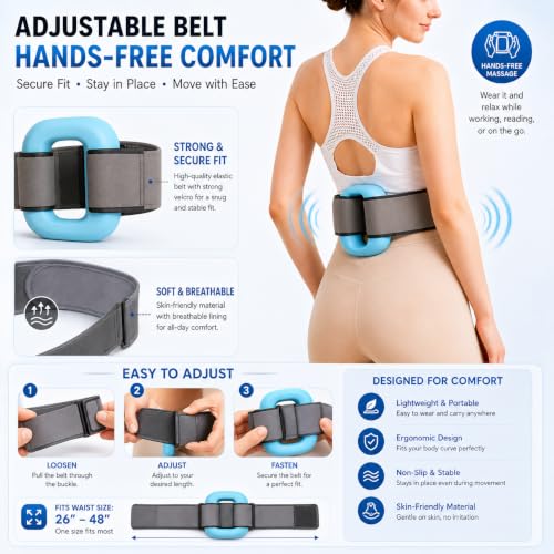 Image of Belly Fat Burner Belt | Wearable Vibration Waist Massager for Men & Women