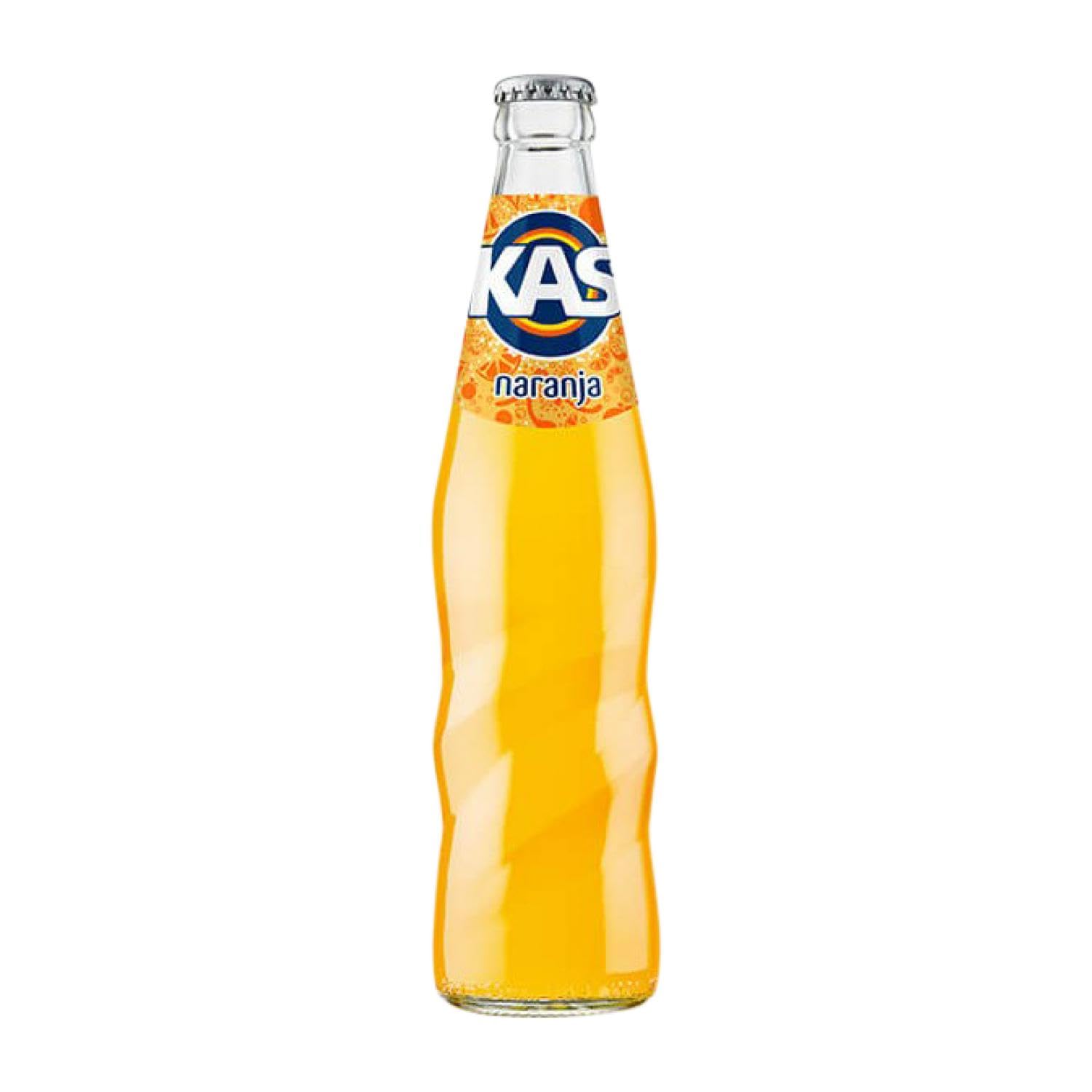 Refrescos y Mixers Caja de 24 unidades Kas Naranja Botellín Tercio 35 cl
