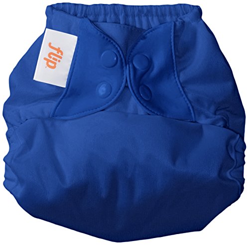 flip Cloth Diaper Cover - Stellar (Deep Blue) - One Size - Hook & Loop