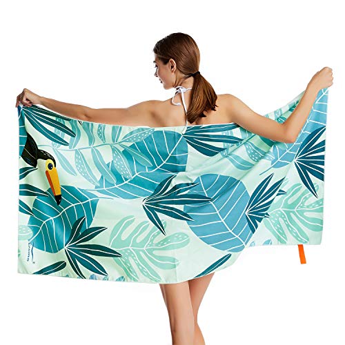 Chars Microfiber Quick Drying Beach Towel With A Carrying Bag Super Absorbent & Sand Free Towel For Kids Teens Adults Travel Gym Camping Pool Yoga Outdoor And Picnic(63"×31") #TOP4