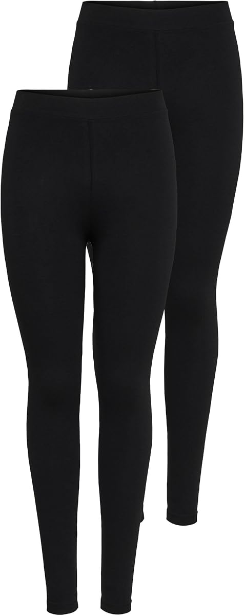 ONLY Female Leggings Onllive 2-Pack Slim Fit Leggings