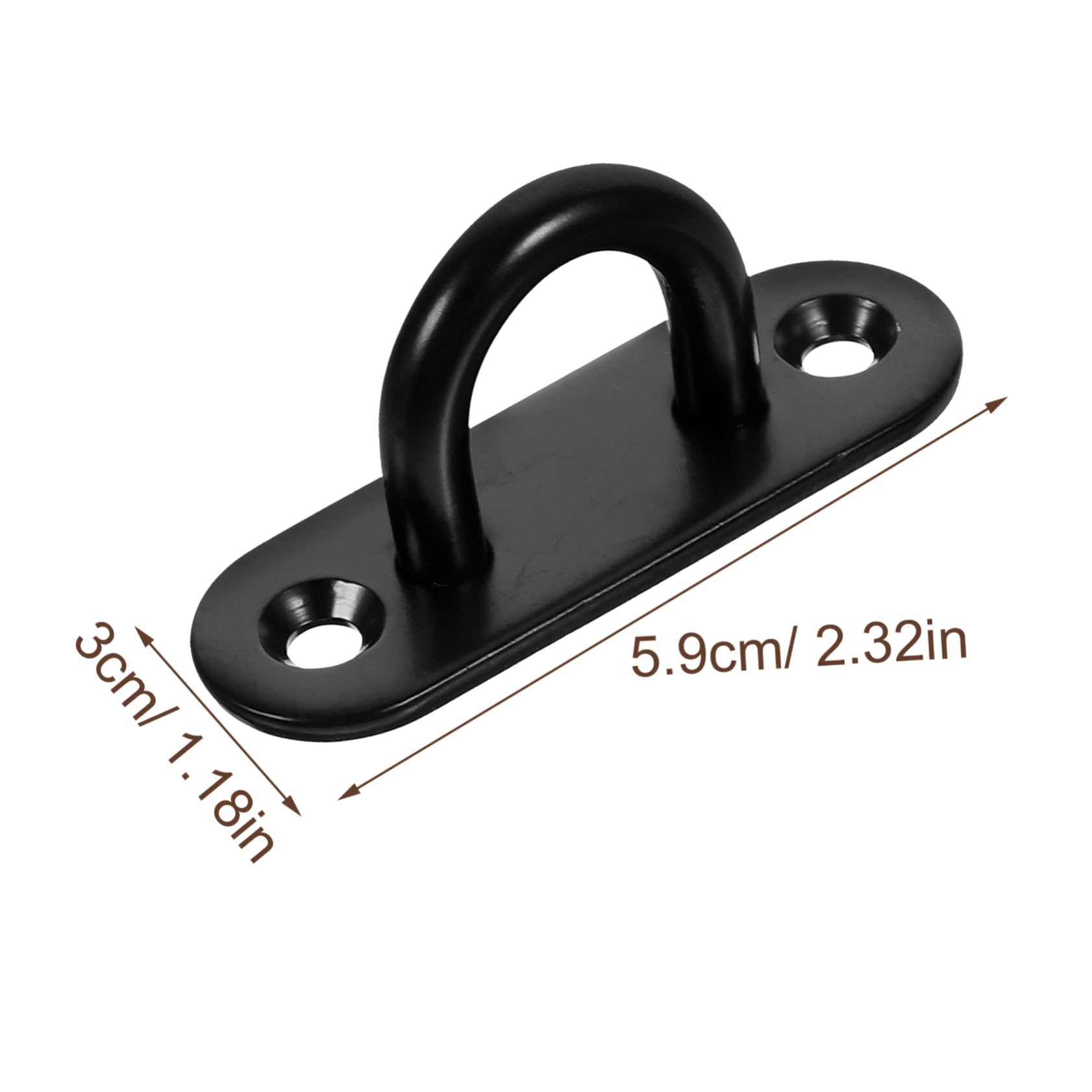 NAMOARLY Metal Wall Hooks 4 Pcs Ceiling Hooks Stainless Steel Wall Mount Hooks for Hanging