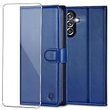 ✨Die KUAFCASE Handyhülle Speziell für Samsung Galaxy A54 5G entwickelt, 🎃Kostenlose 1* für Samsung A54 Panzerglas. Hochwertige lederhülle Stil sorgt für ein elegantes und professionelles Erscheinungsbild. Es eignet sich für Männer und Frauen bei verschiedenen Gelegenheiten, demonstriert seine Zart und Adel und bringt ausgezeichnete Erfahrung.