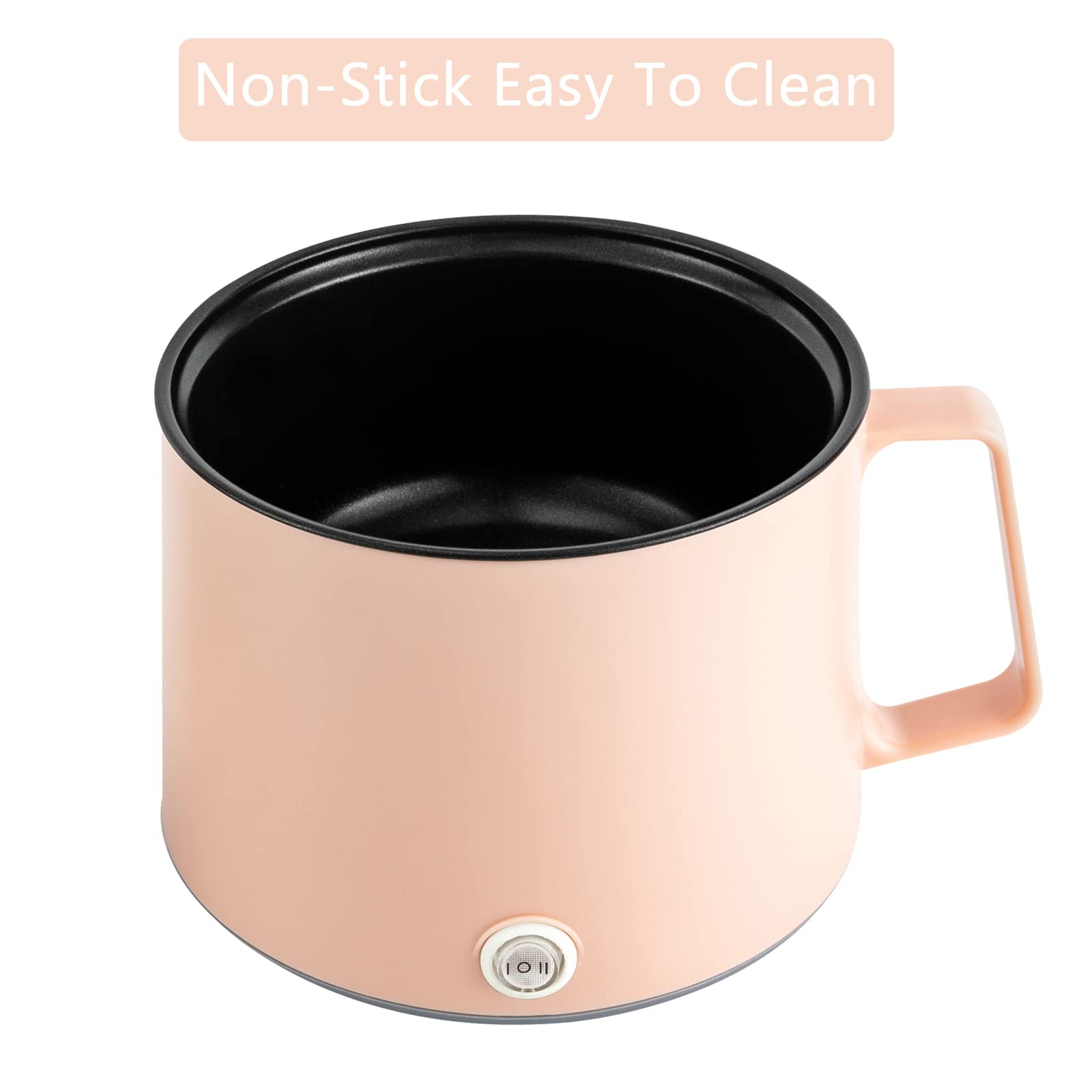 Set per fonduta elettrica in acciaio inox con vapore, funzione di mantenimento del calore, per fonduta, antiaderente, mini multicooker, per pasta, pasta, zuppa, verdure, carne rosa