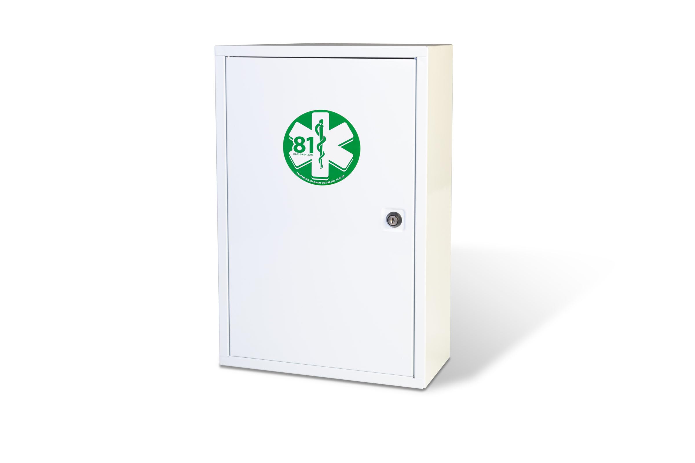 Gima 34199 Kit Pronto Soccorso All. 1, Valigetta Metallo