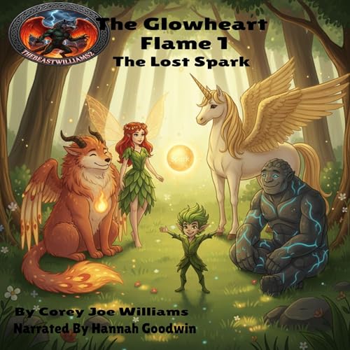 Couverture de The Glowheart Flame 1: The Lost Spark