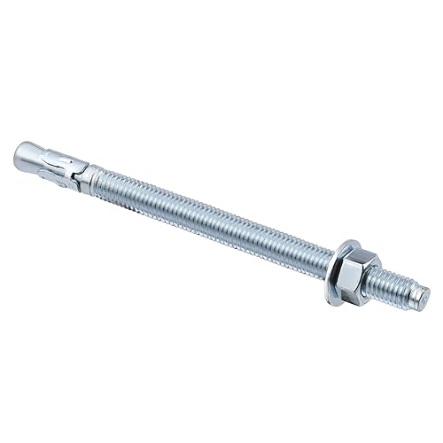 Miniatura 7 de 1/2 pulgada x 5-1/2 pulgadas - 10 piezas de anclaje de cuña chapado en zinc resistente para hormigón