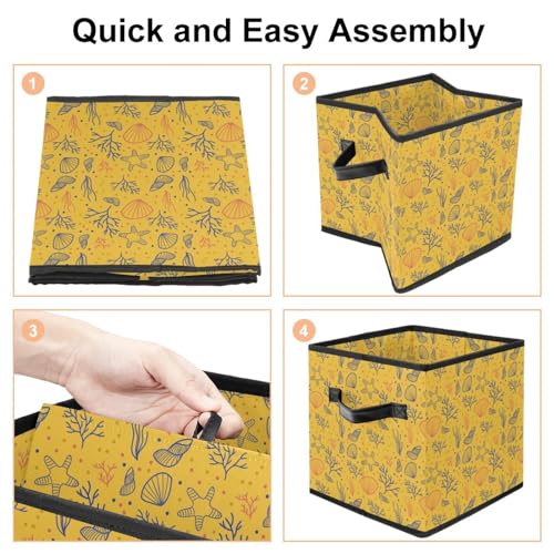 Boîte de rangement pliable en tissu pour éliminer le désordre - 5