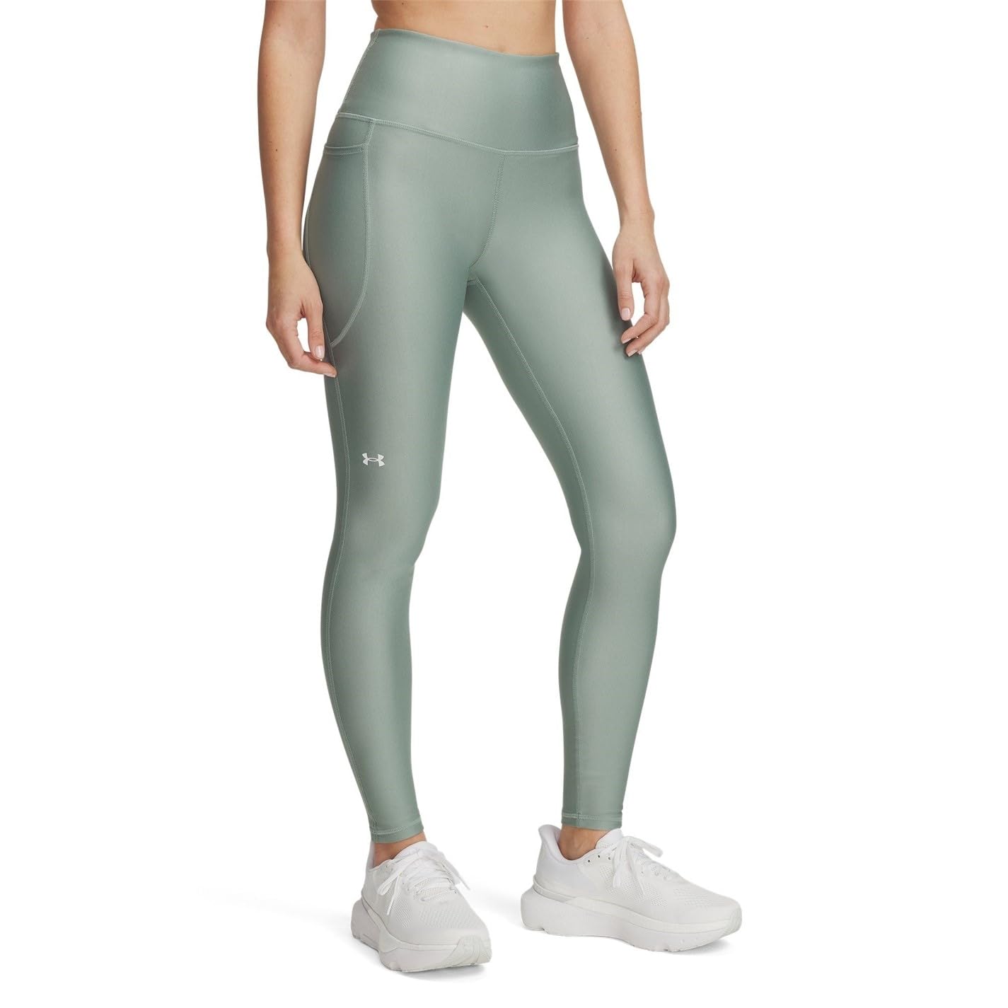 Under Armour Women's HeatGear High Waisted Pocketed No-Slip Leggings