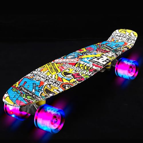 nanologi Skateboard, Funboard Penny Board Mini Cruiser...