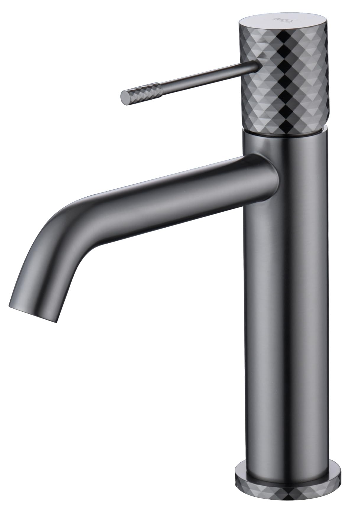 Mice - Grifo monomando para lavabo con tecnología Apertura en Frio para ahorrar energia de latón - Monomando de lavabo - Griferia de Baño para agua fria y caliente Black Gun Metal BDG053-1BGM