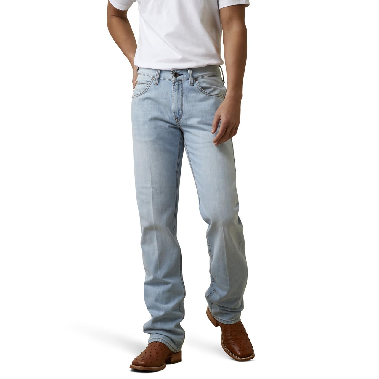 Mens M5 Straight Stretch Remming Stackable Straight Leg Jean
