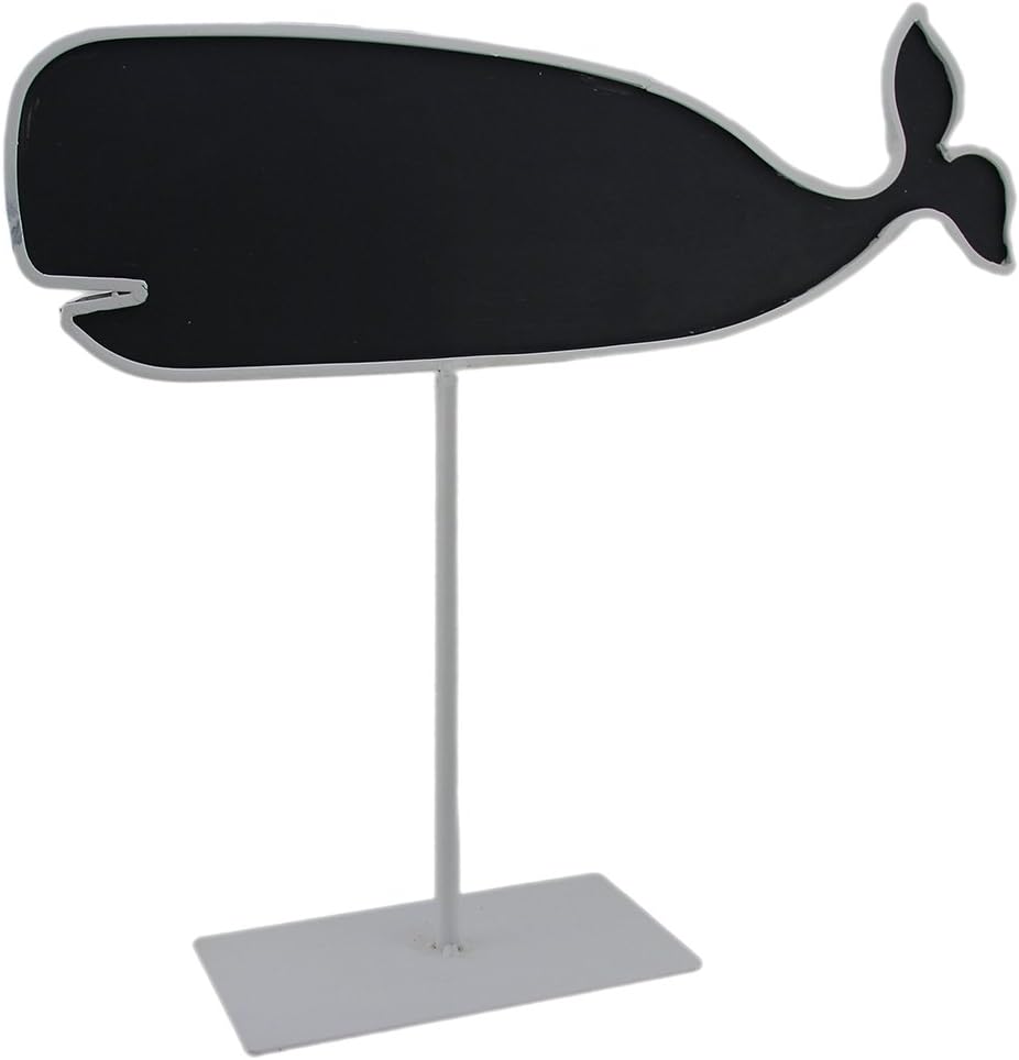 Whale Shaped Chalkboard Sign On Stand