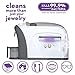 TrioShine 3 in 1 Ultrasonic Jewelry Cleaner Machine, Jewelry Steam Cleaner, UV Light Sanitizer (Kills 99.9% Bacteria) | Professional Grade for Rings, Watches, Earrings, Pacifiers, Eyeglasses, Dentures