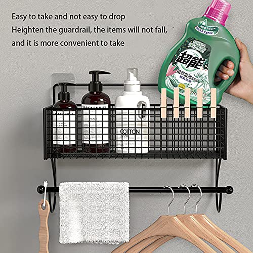Panier de rangement mural pour optimiser les petites salles de bain