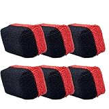 SPEED MASTER Coating Applicator | Dual-Sided Design for Even Coating Application | Perfect for Sealants, Waxes, Coatings & More | 6 Pack | Small | DSM-MFAPP-6