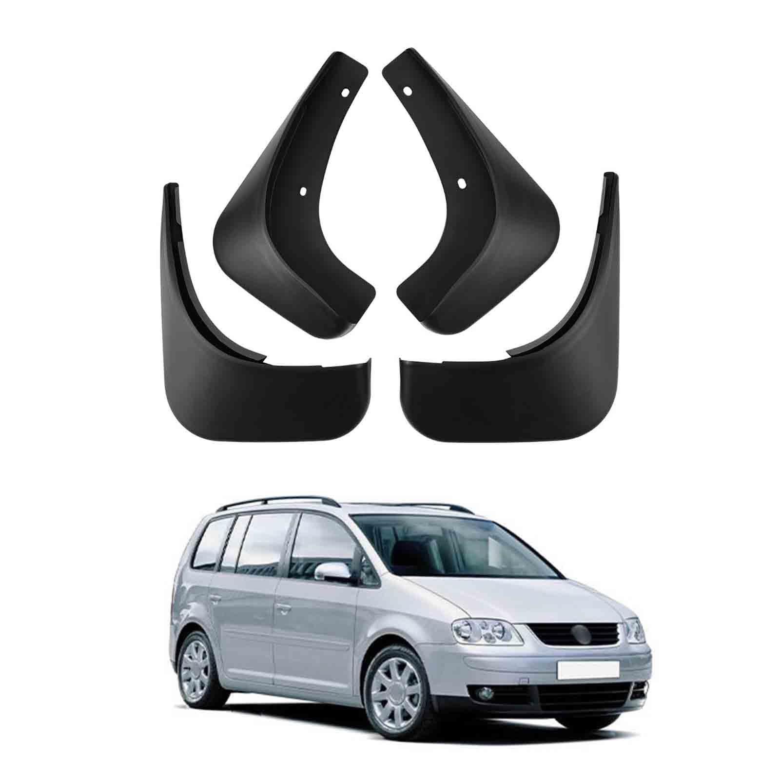 YPSBBHD Car Mud Flaps Fender Splash Guards, Compatible with VW Touran 2004-2015, Splashproof Exterior Accessories for Car Wheel Protector