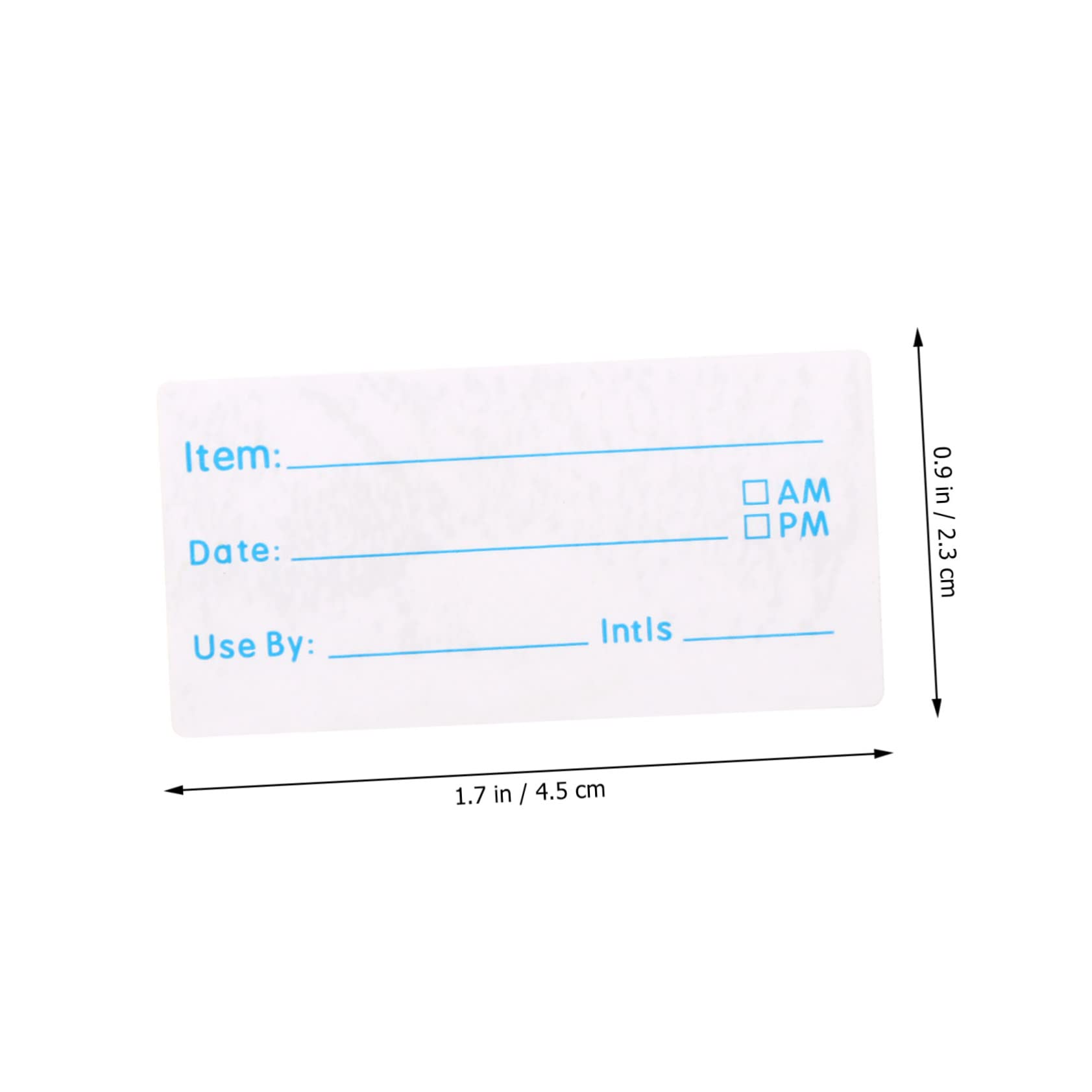 Lurrose 10rotoli Etichette Adesive Per Alimenti Stickers Scrivibili Per Data Per e Congelatore Facili Rimuovere Residui Etichette Per Barattoli e Contenitori