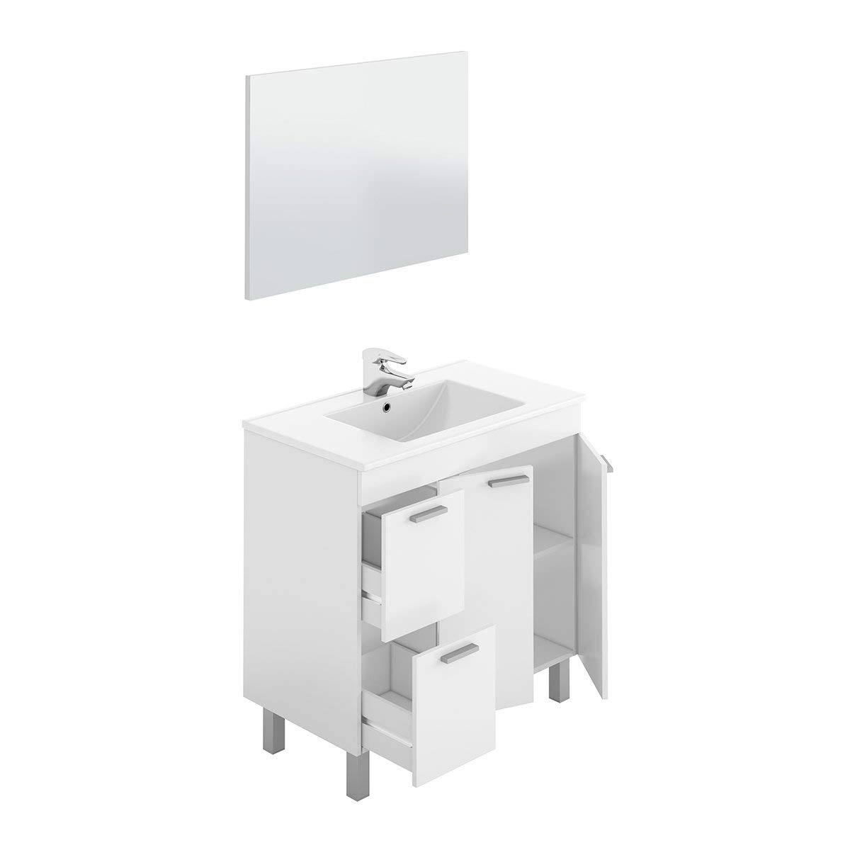 Lavabo Rettangolare In Ceramica SPY - Alice Ceramica - Foto 10