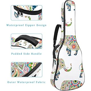 Housse de sac de guitare épaisse avec rembourrage en éponge imperméable pour guitare acoustique électrique basse… - Les Beatles, Paul McCartney, John Lennon, RIngo Starr, George Harrison Housse de sac de guitare épaisse avec rembourrage en éponge imperméable pour guitare acoustique électrique basse… – Image 4
