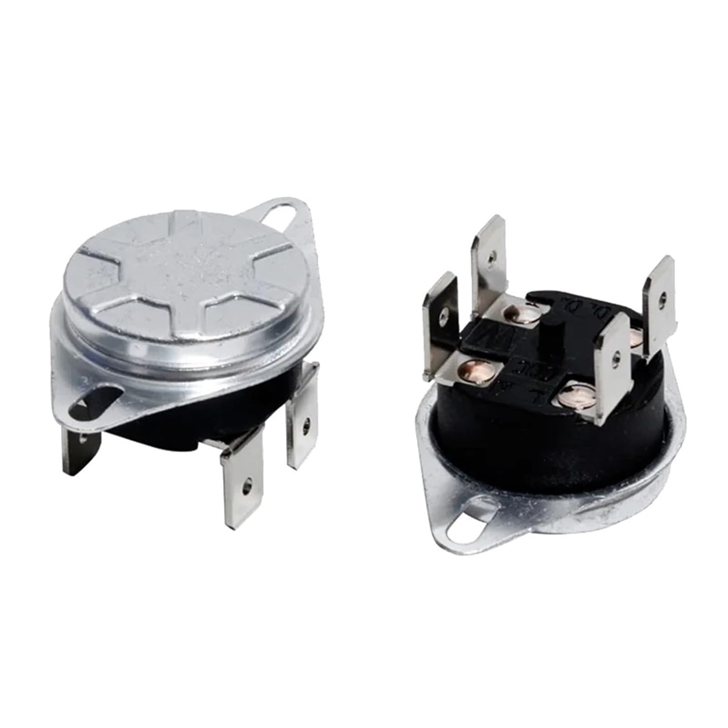 KSD302X 65/70/80/95/125C Temperature Control Element 250V 20A 4 Pins Water Tank Heater Thermostat Switch Auto Reset 1Pcs(80C)