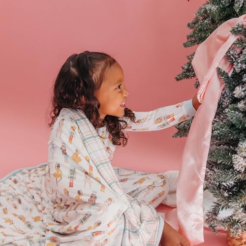 Image of Copper Pearl Jumbo 3-Layer Baby Blanket: Soft Baby Quilts for Boys and Girls | Breathable, Cozy, Toddler Blanket | Baby Quilt for Newborns | 46x46 Premium Polyester /Rayon | Juliet