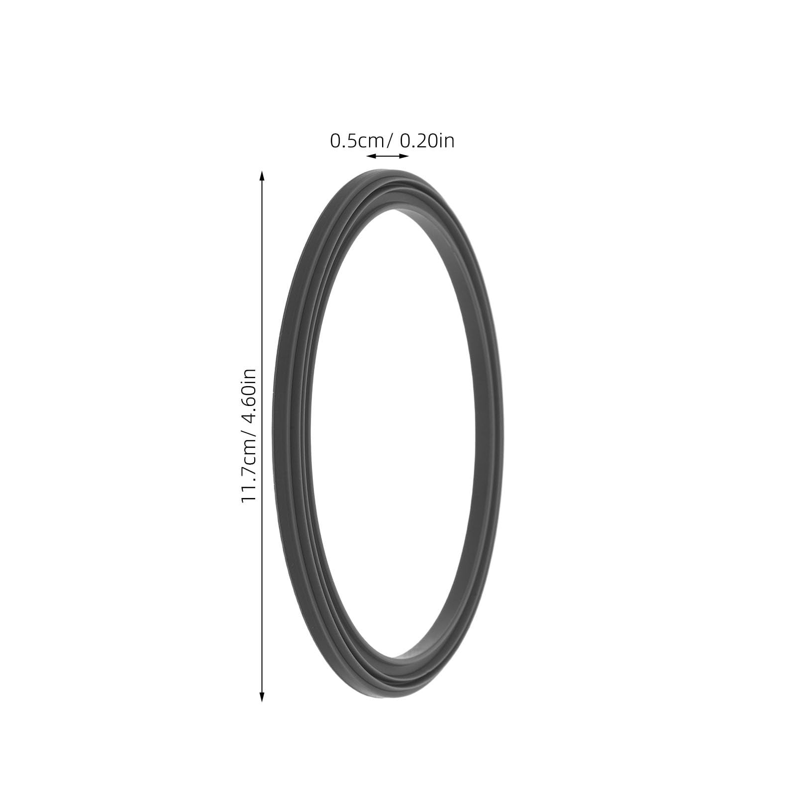 Lot de 2 joints d'étanchéité en silicone pour sorbetière - Anti-fuite - Compatible avec Ninja Creami - Accessoire de rechange pour crème glacée - Joint en silicone durable