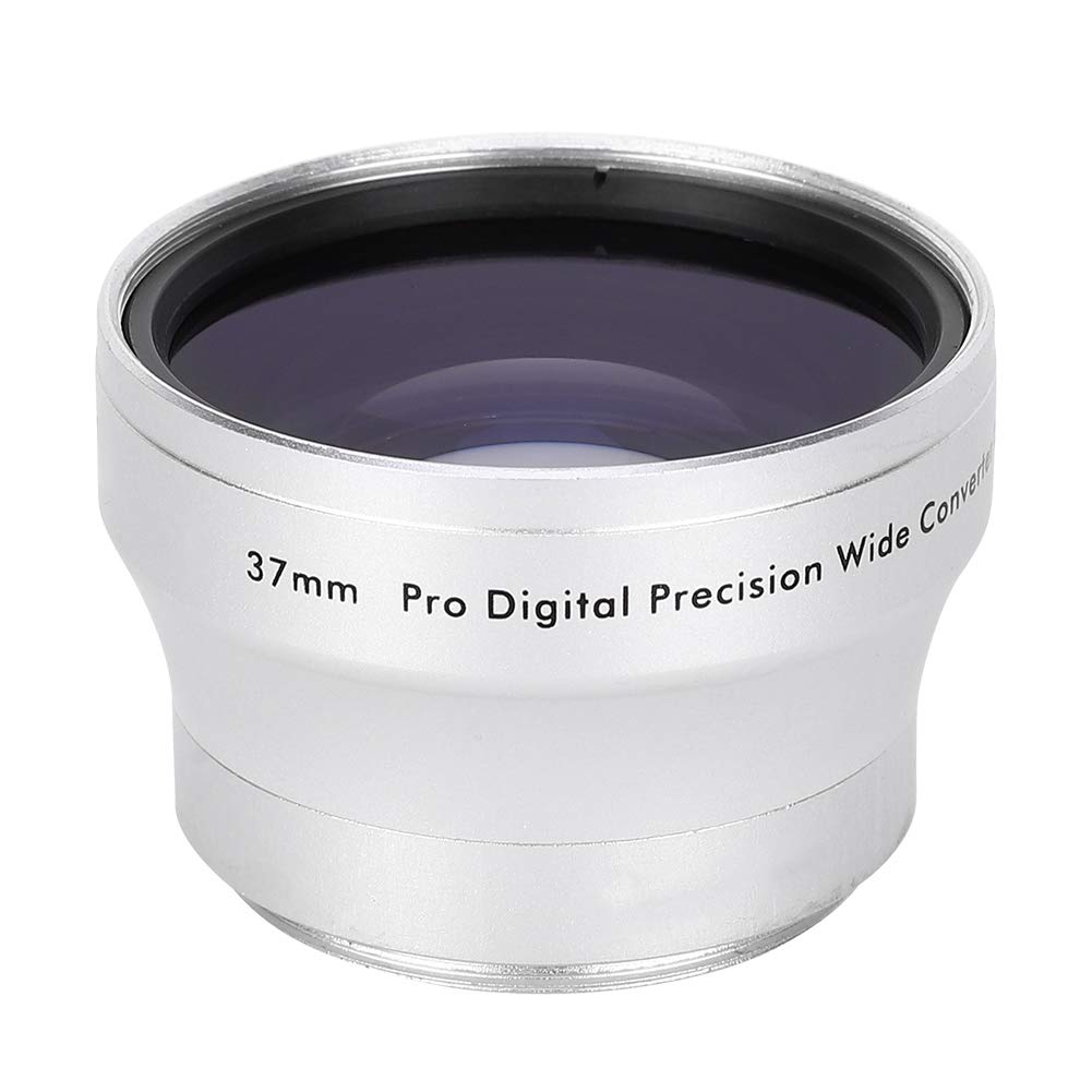 Objectif Grand Angle 0.45X Argent Verre Optique pour Caméscope 37mm