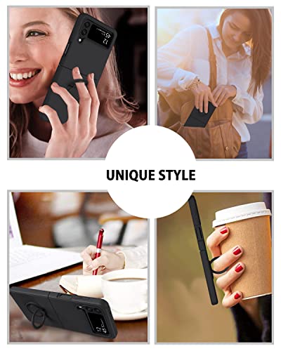 Carcasa Samsung Z Flip 4 con anillo para ver vídeos cómodamente 6