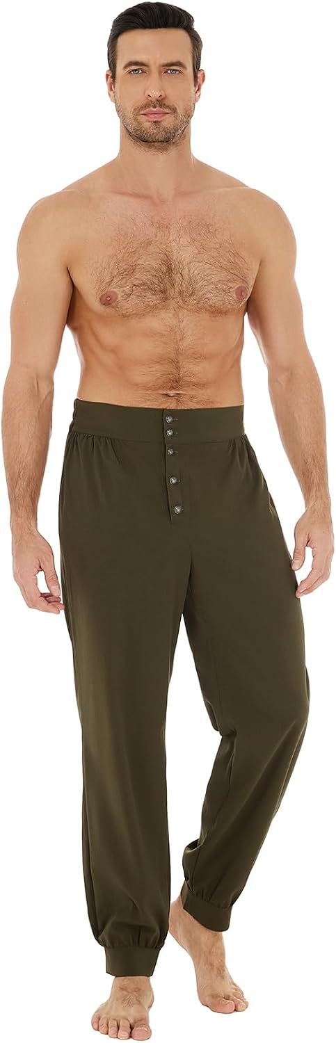 Mens Pirate Pants Medieval Renaissance Viking Knicker Gothic Navigator Halloween Cosplay Costume Trousers