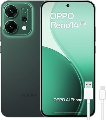 OPPO Reno14 5G – Smartphone Libre con IA, 12GB RAM + 256GB