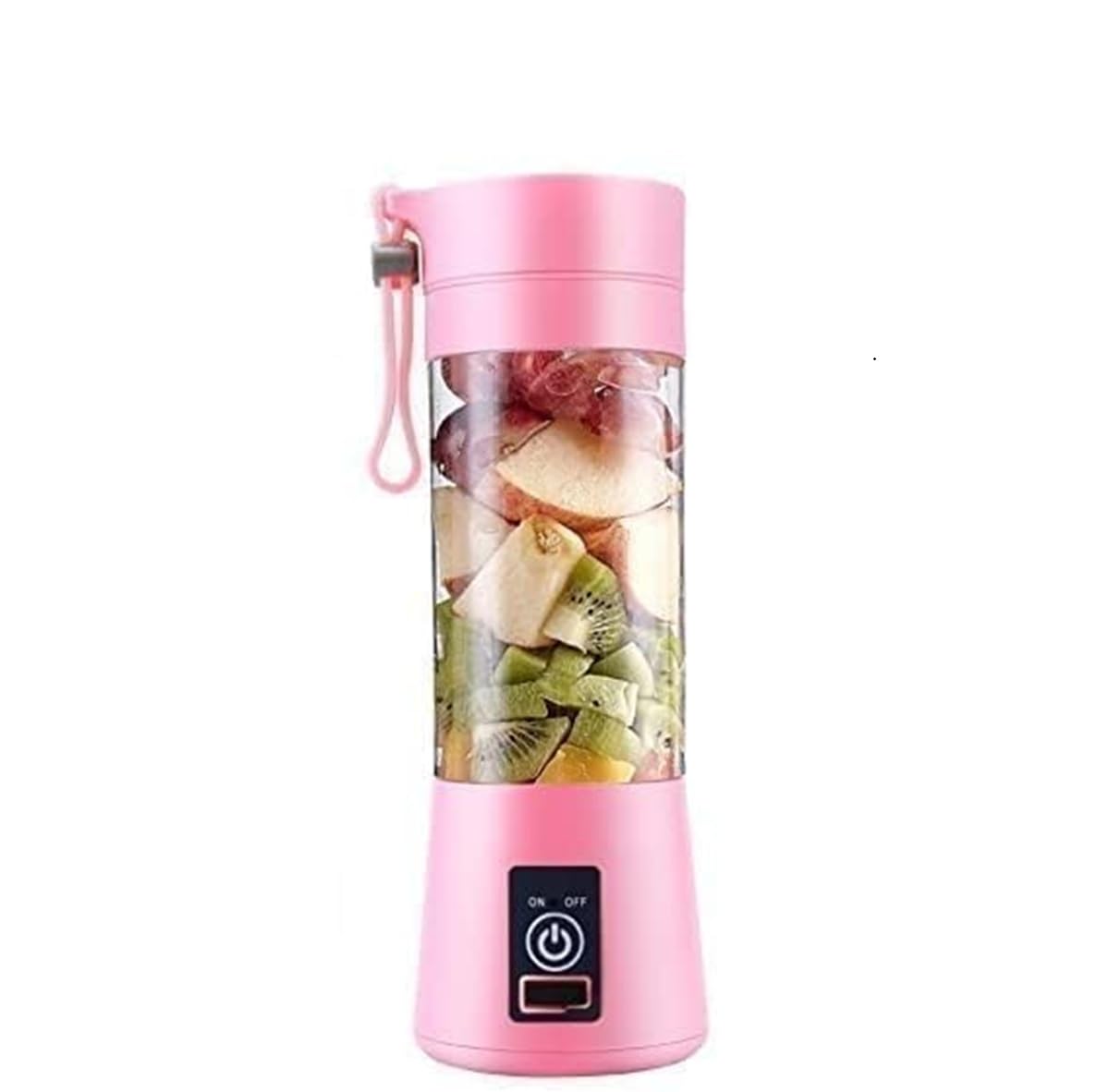 Portable Blender Juicer Built-In Jar, Juice Mixer Bottle, Fruit Juice Machine,USB Rechargeable Personal Size Juicer Grinder for Juices, Kitchen Appliance for Protein & Milk Shakes Multi Colour-picture-16