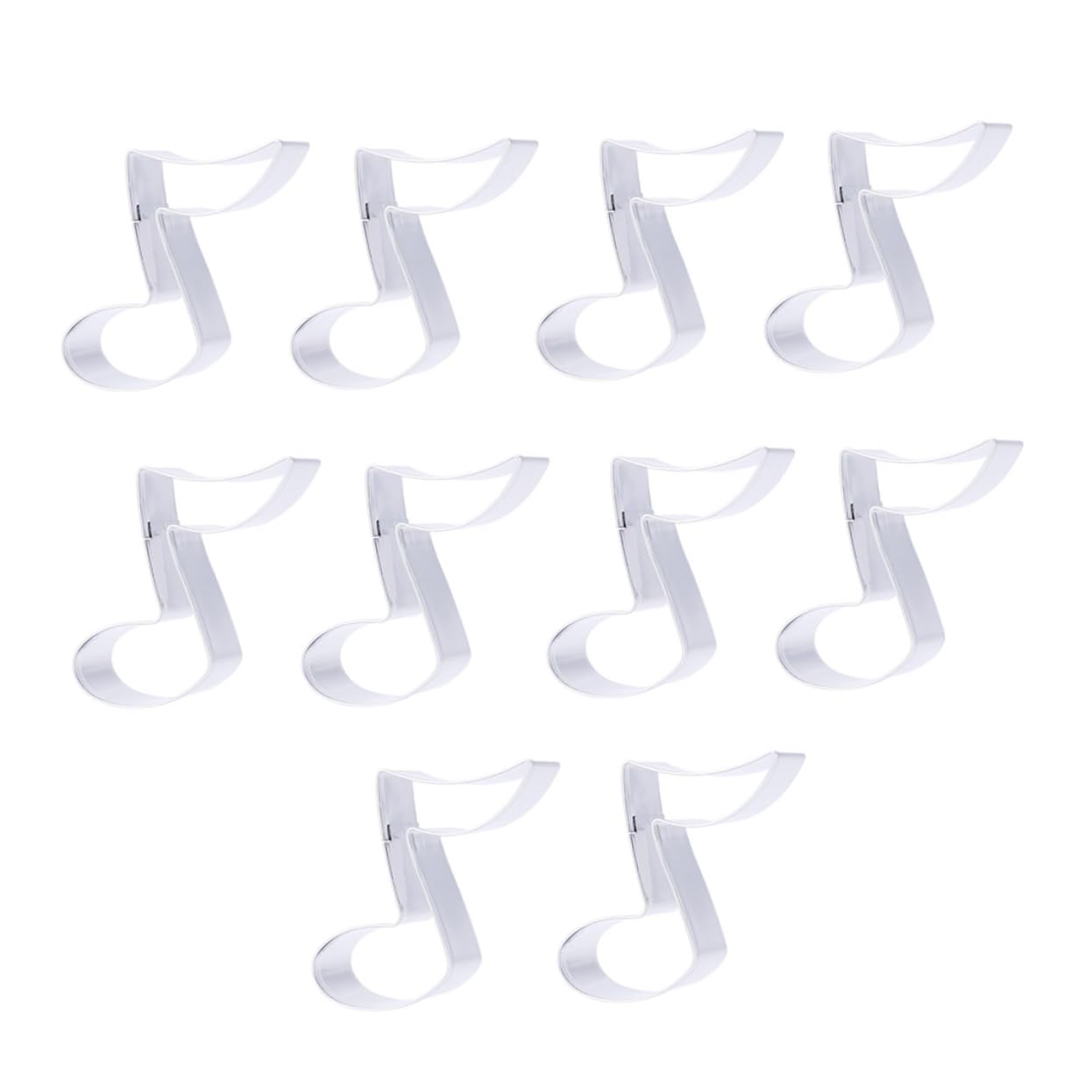 MAGICLULU 30stücke Teiliges Aus Edelstahl Ausstechformen Für Musiknoten Praktisches Backzubehör Für Kreative Tortendekoration Und Plätzchenformen Für Hobby Und Profibäcker
