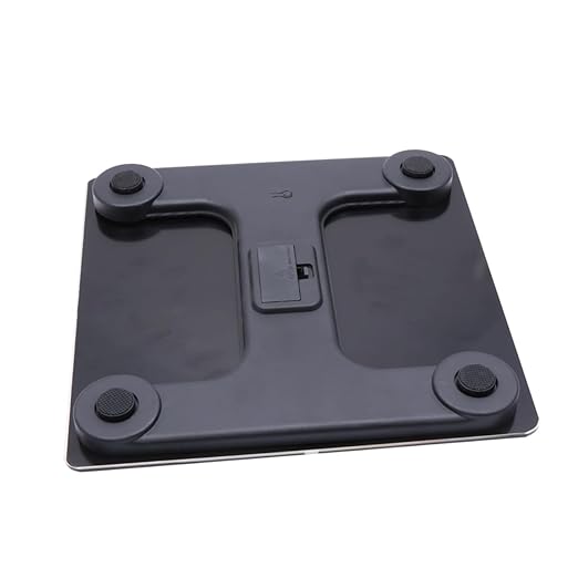 Báscula Digital de Baño COOLHIYA Vidrio Templado Negro LCD miniatura 9
