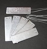 Aluminum Plant Label Tree Tags Pot Label Tag Outdoor Marker Metal 25 Labels